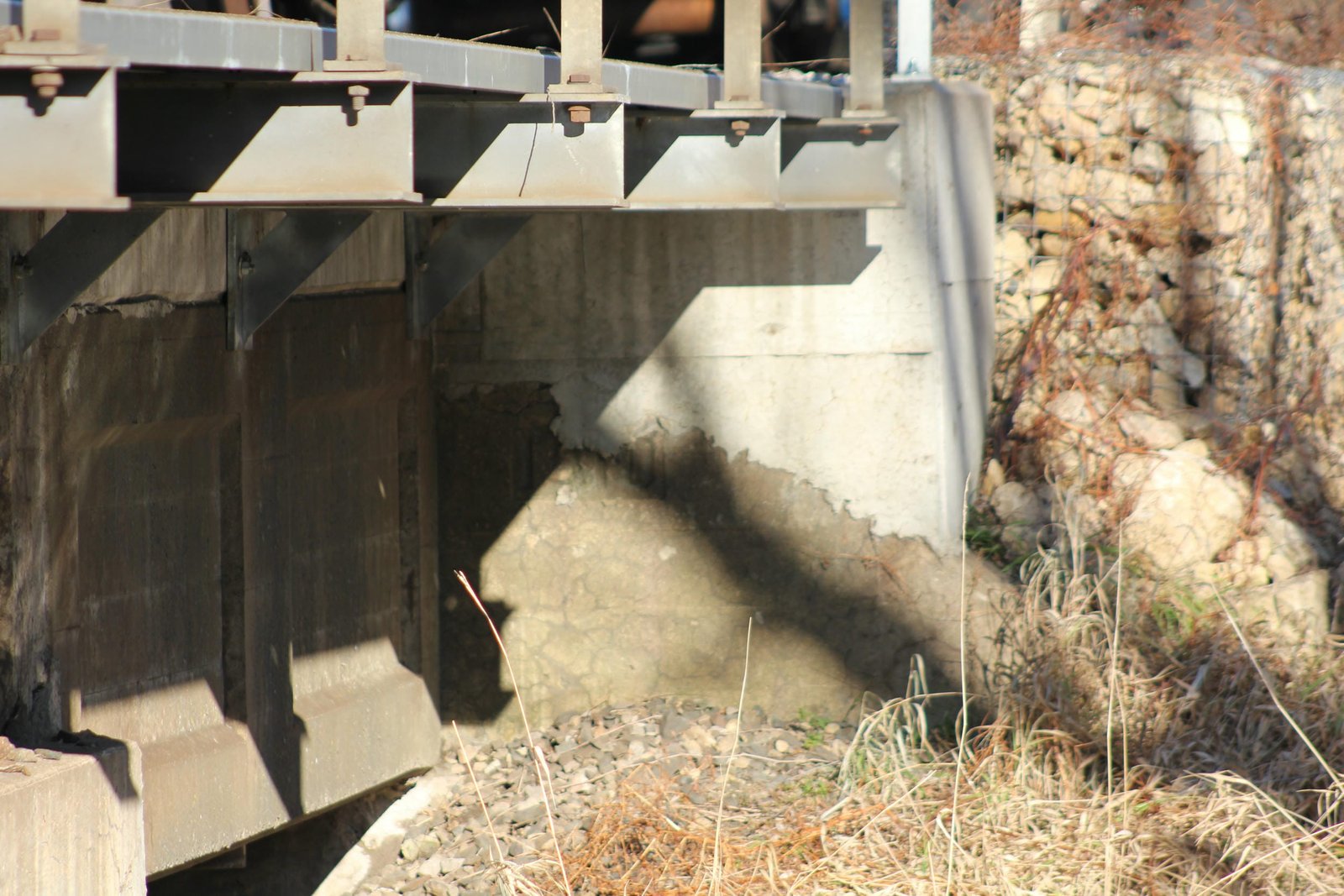 East abutment